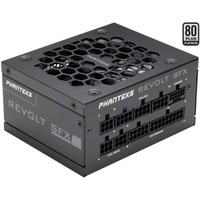 Phanteks Revolt SFX 850W ATX3.0, PC-Netzteil schwarz, 1x 12VHPWR, 3x PCIe, Kabelmanagement, 850 Watt