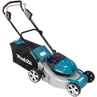 Makita Akku-Rasenmäher DLM463PT2, 36Volt (2x18Volt) blau/schwarz, 2x Li-Ionen Akku 5,0Ah