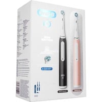  Oral-B iO Series 3N Duo, Elektrische Zahnbürste schwarz/rosa, Matt Black//Blush Pink inkl. 2. Handstück