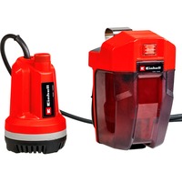 EINHELL Akku-Klarwasserpumpe GE-PP 18 RB Li-Solo, Tauch- / Druckpumpe rot/schwarz, ohne Akku und Ladegerät