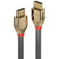 Lindy Ultra High Speed HDMI Kabel, Gold Line grau, 5 Meter
