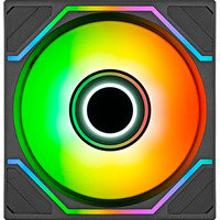 Thermaltake SWAFAN 120 EX INFINITY ARGB Sync PC Cooling Fan, Gehäuselüfter schwarz, 1er-Pack, 120 mm, 124 mm