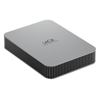 LaCie Mobile Drive Secure 4 TB, Externe Festplatte grau, USB-C 3.2 (5 Gbit/s)