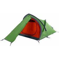 Vango Kuppelzelt Helvellyn 200 grün/orange, mit Vorbau für Gepäck