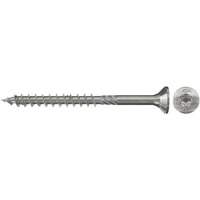 fischer Spanplattenschraube PowerFast 3,5x35 Senkkopf TX 200 Stück, mit Teilgewinde, Edelstahl A2