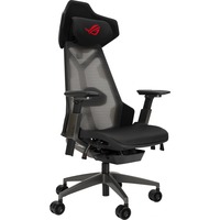 ASUS ROG Destrier Gaming-Stuhl black schwarz/grau, mobile Gaming-Armstützmodus, Akustikpaneel