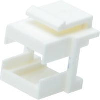 Digitus LC Keystone Adapter für Patchpanel, Einbaurahmen weiß