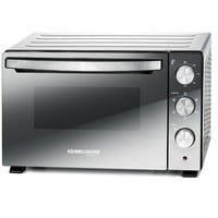 Rommelsbacher Back- und Grillofen BGS 1500, Mini-Backofen silber/schwarz