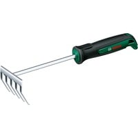 Bosch Heimwerken & Garten Garten Handrechen, Edelstahl grün/schwarz, Breite 8,7cm