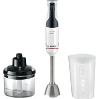 Bosch Home Stabmixer ErgoMaster MSM4W220 Serie 4 weiß/edelstahl, 600 Watt, mit Zerkleinerer