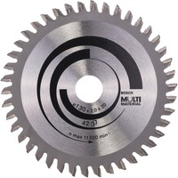Bosch Professional PRO Multi Material Kreissägeblatt, Ø 130mm, 42Z Bohrung 20mm, für Handkreissägen