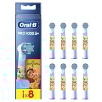 Braun Kids König der Löwen , Aufsteckbürste mehrfarbig, 8er-Pack