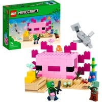 LEGO 21247 Minecraft Das Axolotl-Haus, Konstruktionsspielzeug 