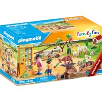 PLAYMOBIL 71191 Family Fun Streichelzoo, Konstruktionsspielzeug 