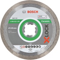Bosch X-LOCK Diamanttrennscheibe Standard for Ceramic, Ø 125mm Bohrung 22,23mm