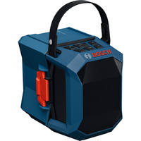 Bosch Professional GPB 18V-1 C inkl. Batterieabdeckung, Lautsprecher blau/schwarz, Bluetooth, USB-C, Ohne Akku und Ladegerät