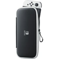 Nintendo Switch-Tasche & -Schutzfolie schwarz/weiß