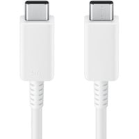 Samsung USB 2.0 Kabel EP-DX510 (5A), USB-C Stecker > USB-C Stecker weiß, 1,80 Meter, PD, Laden mit bis zu 100 Watt