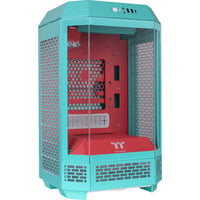 Thermaltake The Tower 250 Mint Strawberry, Tower-Gehäuse mint/beere, Tempered Glass