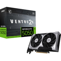 MSI GeForce RTX 5050 8G VENTUS 2X OC, Grafikkarte DLSS 4, 3x DisplayPort, 1x HDMI 2.1