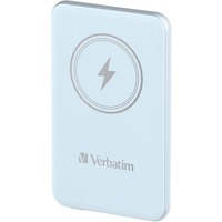 Verbatim Wireless Powerbank Charge 'n' Go 5.000mAh hellblau, Qi, PD 3.0, Quick Charge 3.0