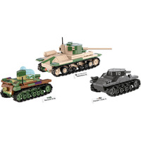 COBI Renault R35 - Valentine IX - Panzer I, Konstruktionsspielzeug Maßstab 1:48