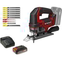 EINHELL Power X-Change Akku-Stichsäge TE-JS 18/100 Li, 18Volt rot/schwarz, Li-Ionen Akku 2,5Ah