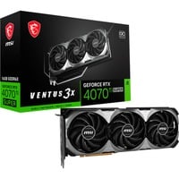 MSI GeForce RTX 4070 Ti SUPER 16G VENTUS 3X OC, Grafikkarte DLSS 3, 3x DisplayPort, 1x HDMI 2.1a