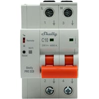 Shelly Pro 2CB C25, Sicherung grau, 2-Polig, 25A Nennstrom