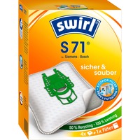 Swirl Staubsaugerbeutel S71 EcoPor 4 Beutel, 1 Abluftfilter