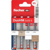 fischer Hohlraumdübel DuoHM 5x55 S TX  4 Stück, mit Panhead-Schraube