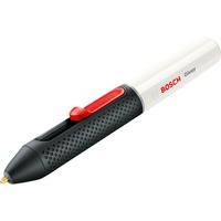 Bosch Akku-Heißklebestift Gluey Pen, Marshmallow, Heißklebepistole weiß/schwarz, inkl. 20 Klebesticks