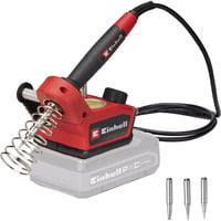 EINHELL Power X-Change Akku-Lötkolben TE-SI 18/480 Li E - Solo, 18Volt rot/schwarz, ohne Akku und Ladegerät