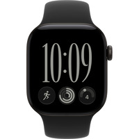 Apple Watch Series 12, Smartwatch schwarz, Aluminium, 42 mm, Sportarmband schwarz M/L