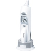 Beurer Infrarot-Fieberthermometer FT 58 silber/weiß, Ohrthermometer