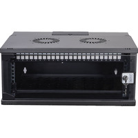 Digitus Netzwerk-Set SOHO Pro 19" 540x400 mm (BxT), IT-Schrank schwarz, unmontiert, 4 Höheneinheiten