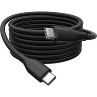 Digitus USB 2.0 Silikon-Anschlusskabel USB-C > USB-C schwarz, 2 Meter, PD, Laden mit bis zu 60 Watt