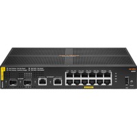 Hewlett Packard Enterprise Aruba Networking CX 6000 12G Klasse 4 PoE 2G/2SFP 139 W Switch 