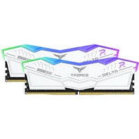 Team Group DIMM 48 GB DDR5-6400 (2x 24 GB) Dual-Kit, Arbeitsspeicher weiß, FF4D548G6400HC32ADC01, DELTA RGB, INTEL XMP, AMD EXPO