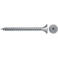 fischer Spanplattenschraube ClassicFast II 4,5x16 Senkkopf TX 1000 Stück, mit Vollgewinde, verzinkt
