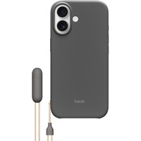 Apple Beats Kickstand Case mit MagSafe und Kamerasteuerung, Handyhülle grau, iPhone 17