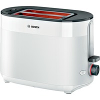 Bosch Kompakt-Toaster MyMoment TAT2M121 weiß, 950 Watt, für 2 Scheiben Toast