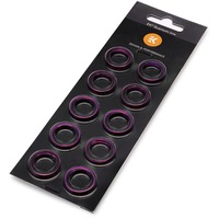 EKWB EK-Quantum Torque Color Ring 10-Pack HDC 16 - Purple, Verbindung lila, 10 Stück