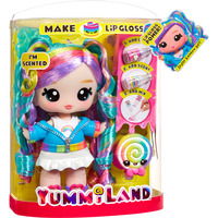 MGA Entertainment Yummiland Large Doll + Lip Gloss Pet - Skyler Rainbow Belt, Puppe