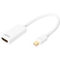 Digitus Adapterkabel mini DisplayPort > HDMI, Full HD weiß, 0,15 Meter