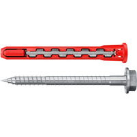 fischer Langschaftdübel HybridPower 10x90 FUS  rot/grau, 10 Stück