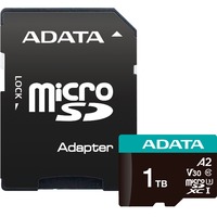 ADATA Premier Pro 1 TB microSDXC, Speicherkarte UHS-I U3, Class 10, V30, A2