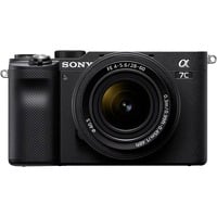 Sony Alpha 7C (ILCE-7CL) KIT, Digitalkamera schwarz, inkl. Sony FE 28–60 mm F4–5.6 Zoomobjektiv (SEL2860)