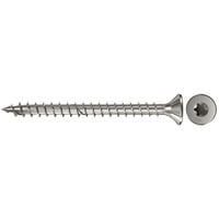 fischer Spanplattenschraube PowerFast 5,0x30 Senkkopf TX 200 Stück, mit Vollgewinde, Edelstahl A4