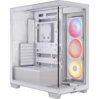 Corsair 3500X LX-R RGB , Tower-Gehäuse weiß, Tempered Glass x 2